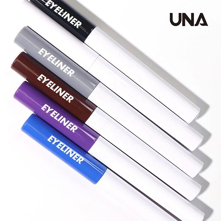 White Tube Coloured Private Label Eyeliner Liquide Pen Personalized Waterproof Vegan High Pigment Cosmetic Make up Eye Liner