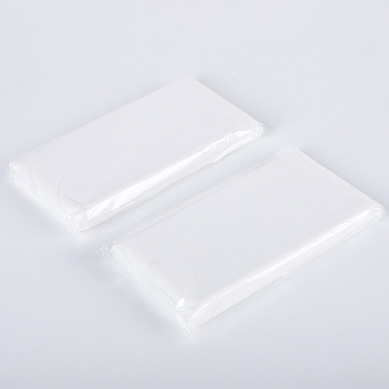 Factory Wholesale High Quality Disposable White HDPE Apron with Thumb Loop