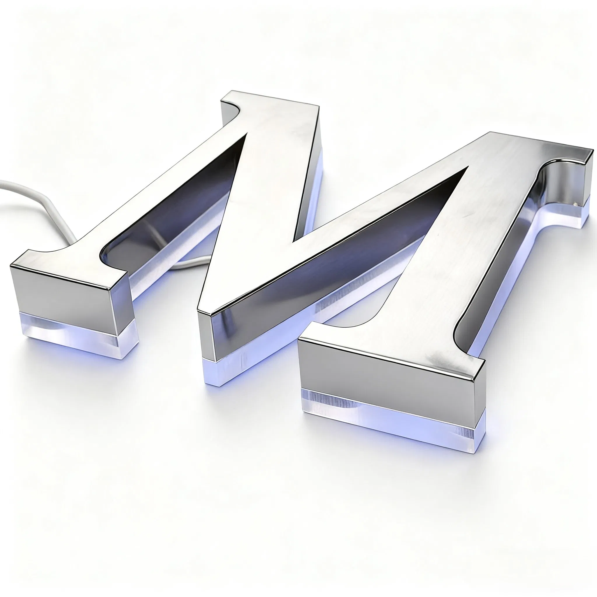 Customized Business Letter Channel Signage Signs Acrylic Backlit Logo Sign 3D Sign