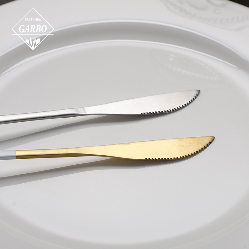 Wholesale Flatware High Mirror Polished 430 Stainless Steel Dinner Knife 18/10 Table Knife