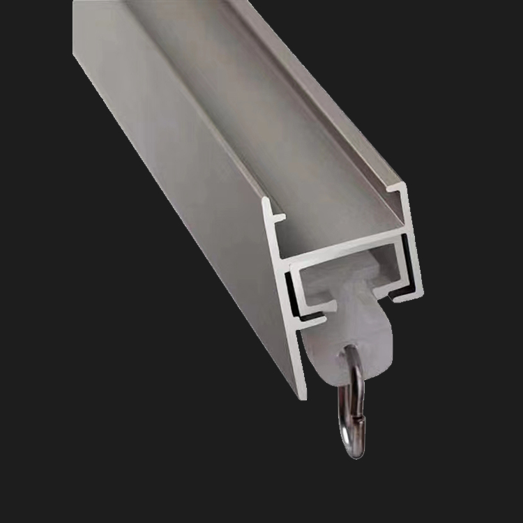 Manufacture Home Decorative Silent Ceiling Aluminum Curtain Track with Hooks