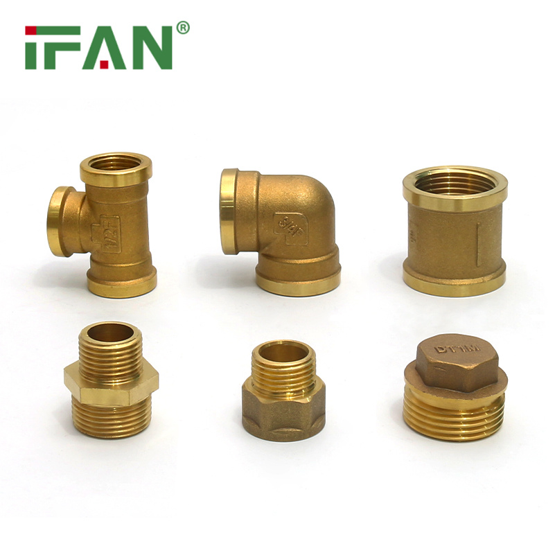 Ifan Best Quality 1/2"-2" Yellow Bushing Brass Fitting