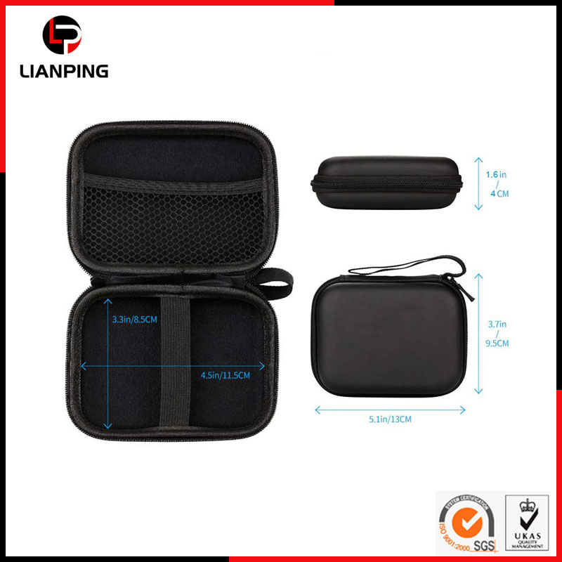 Ударопрочный чехол для наушников EVA с карманом