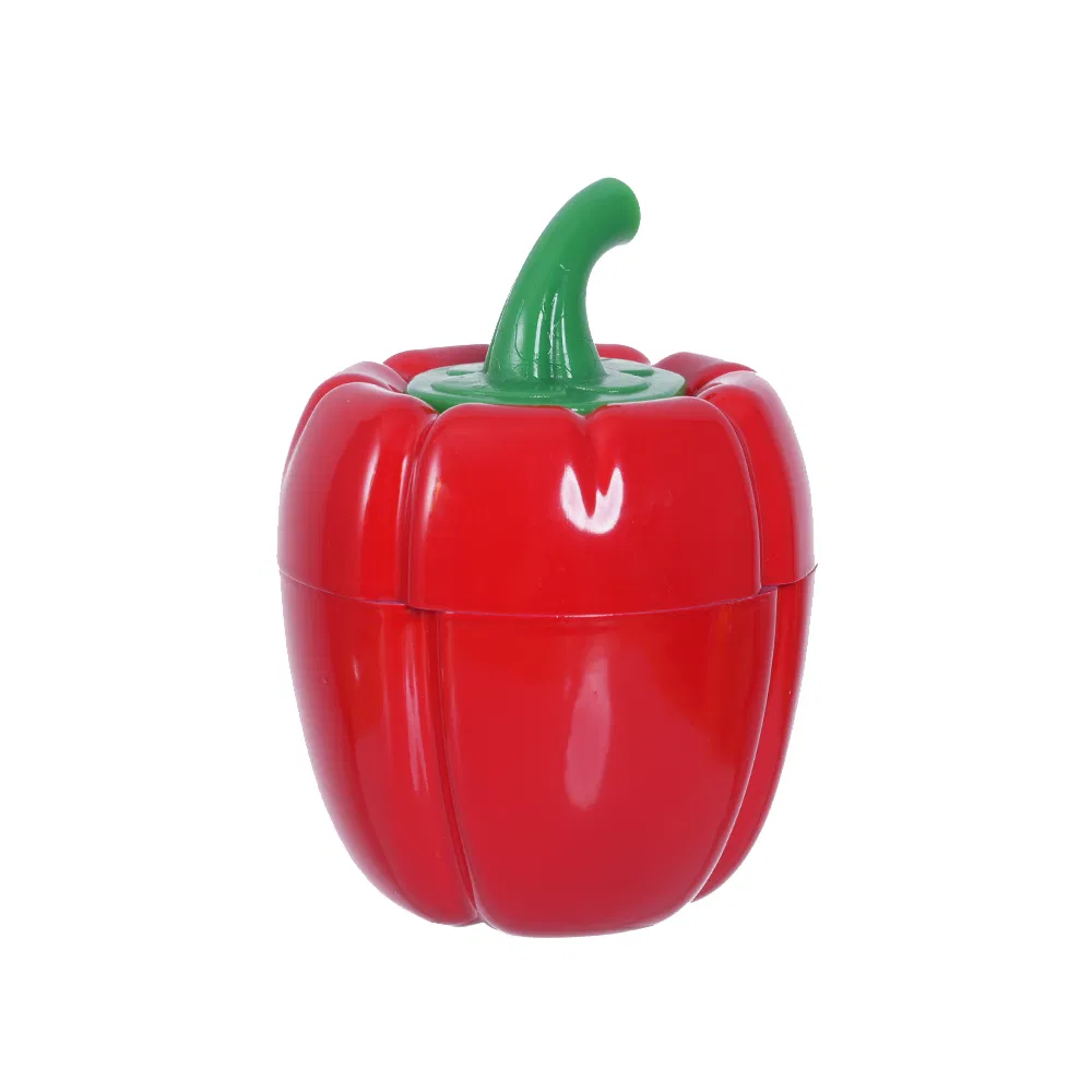 Factory Wholesale Color Pepper Shaped Creative Design 4 Parts Manual Tobacco Grinder