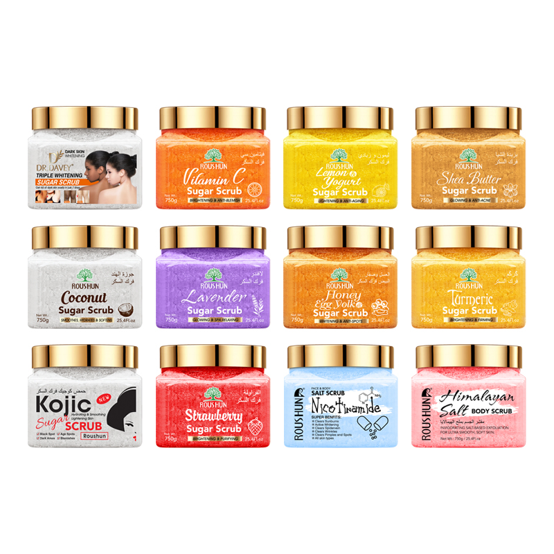 Roushun Sugar Body Scrub Lightening Anti-Aging Smooth Hydrates 750ml