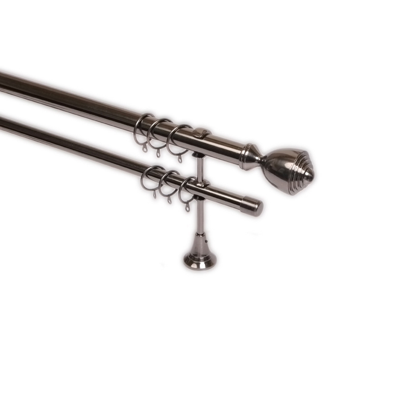 Window Hardware Accessories Brackets Thickened Aluminium Silent Roman Curtain Rod