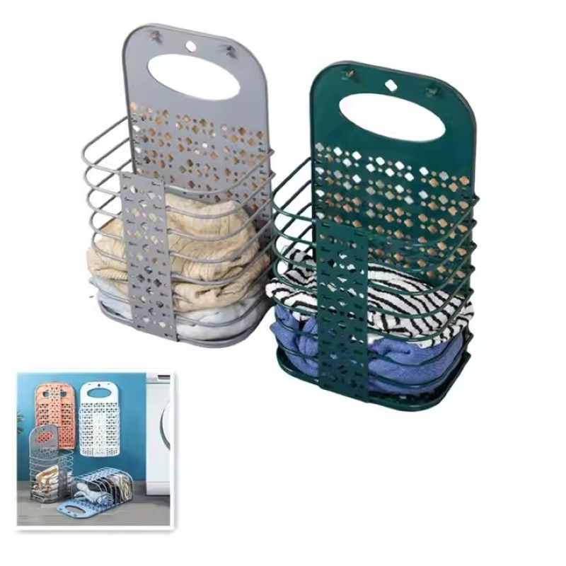 Foldable Laundry Basket for Clothes Storage and Household Organization Mi30566
