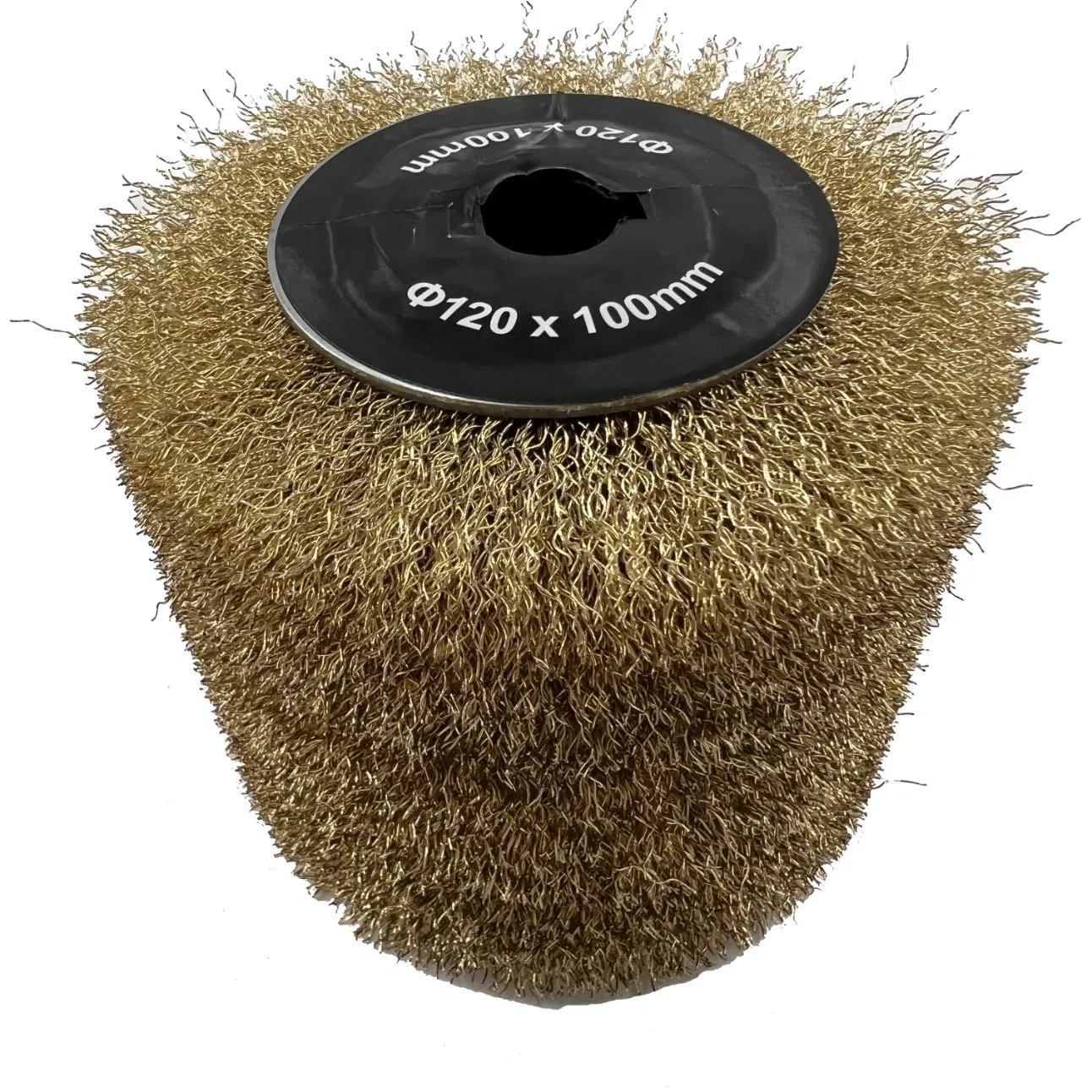 Spot Wholesale Wire Drawing Wheel 120X100mm Abrasive Wire Drawing Wheel Drum Burnishing Brush for The Surface Treatment of Furniture Wooden Products Polishing