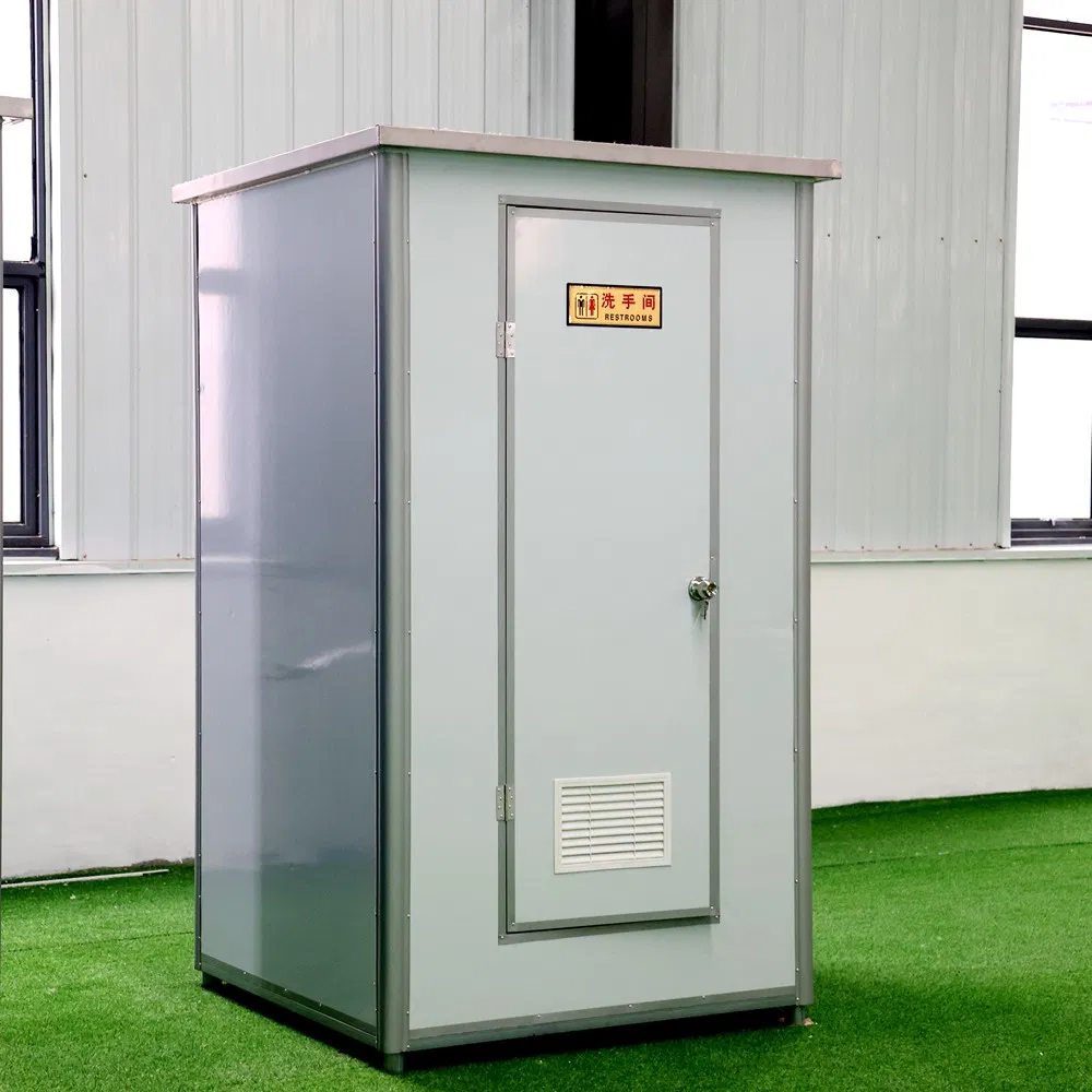 Customizable Integrated Mobile Eco-Friendly Portable Toilet Portable Bathroom with Modern Design Made From Sandwich Panel Container for Park Use