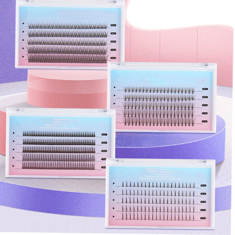 Wholesale Natural Simulation Fine Black Mutiple Style Fashion False Eyelashes