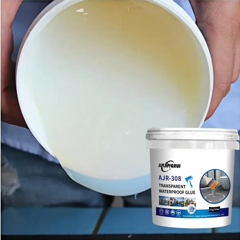 Heat-Resistant Ultraviolet-Resistant Liquid Transparent Acrylic Waterproofing Coating for Bathroom Pool Window Sills Tile Gaps