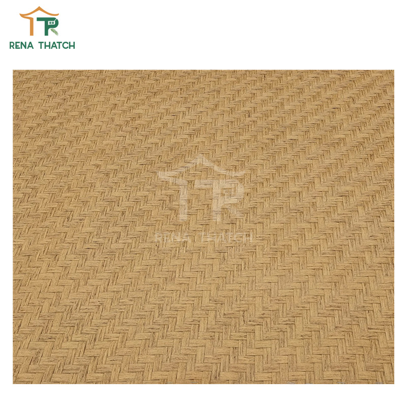 Popular Artificial Straw Weaving Sheet Roof Ceiling Synthetic Plastic Straw Mats