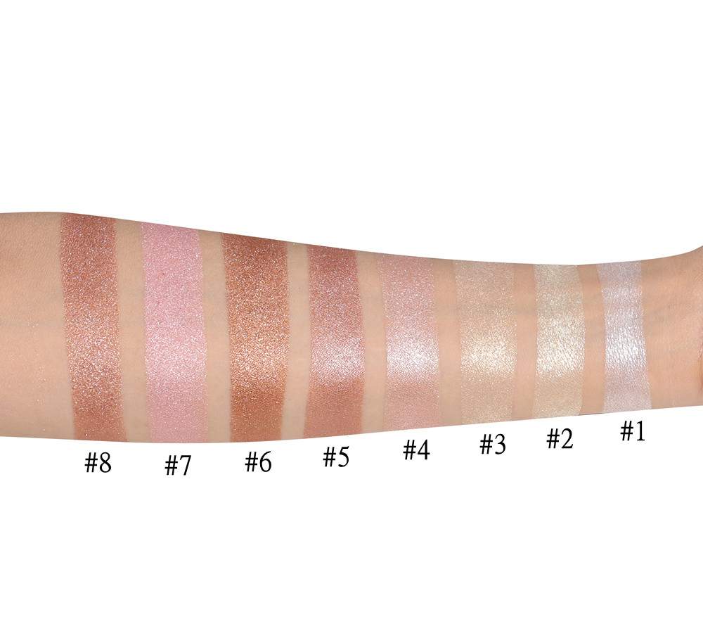 Diamond Cosmetics Bronzing Face Shimmer Pressed Palette Makeup Loose Highlighter Powder
