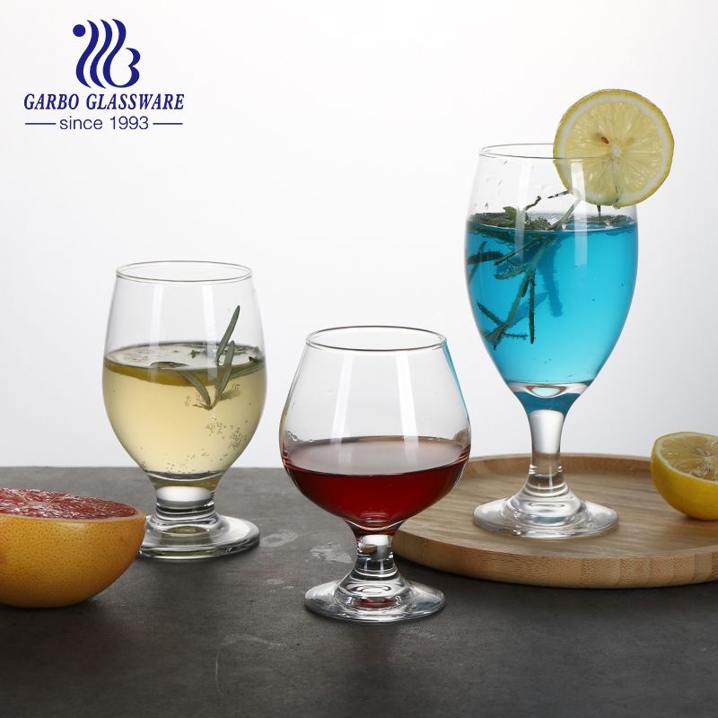 Wholesale Stem Wine Brandy Cocktail Glass Cup and Coupe 294ml Beer Glass Goblet