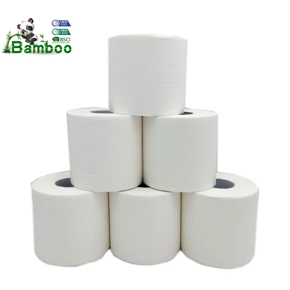 100% Bamboo Printed Toilet Paper Fiber Eco-Friendly Wholesale Customized