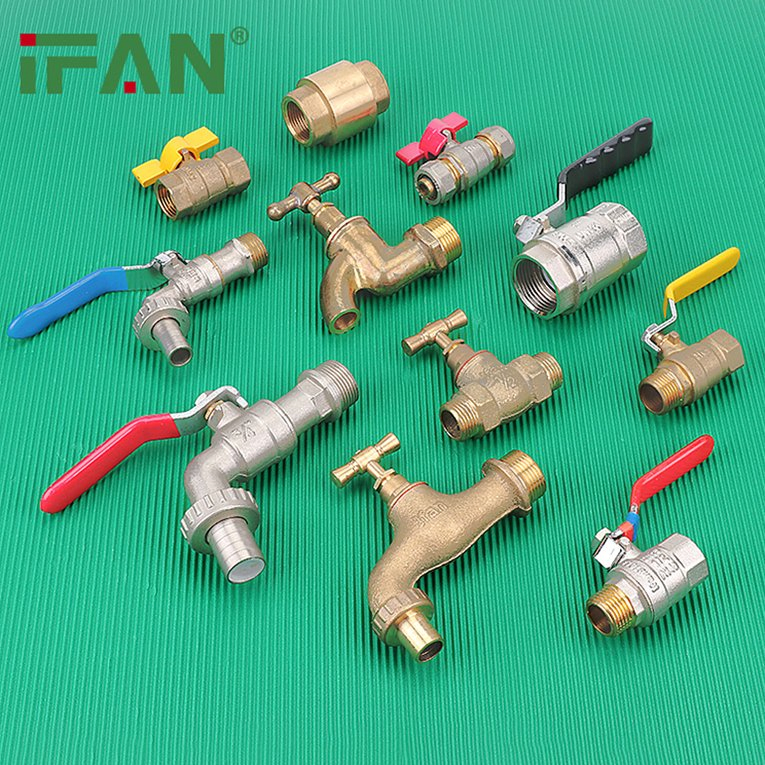 Латунный садовый кран-букса Ifan