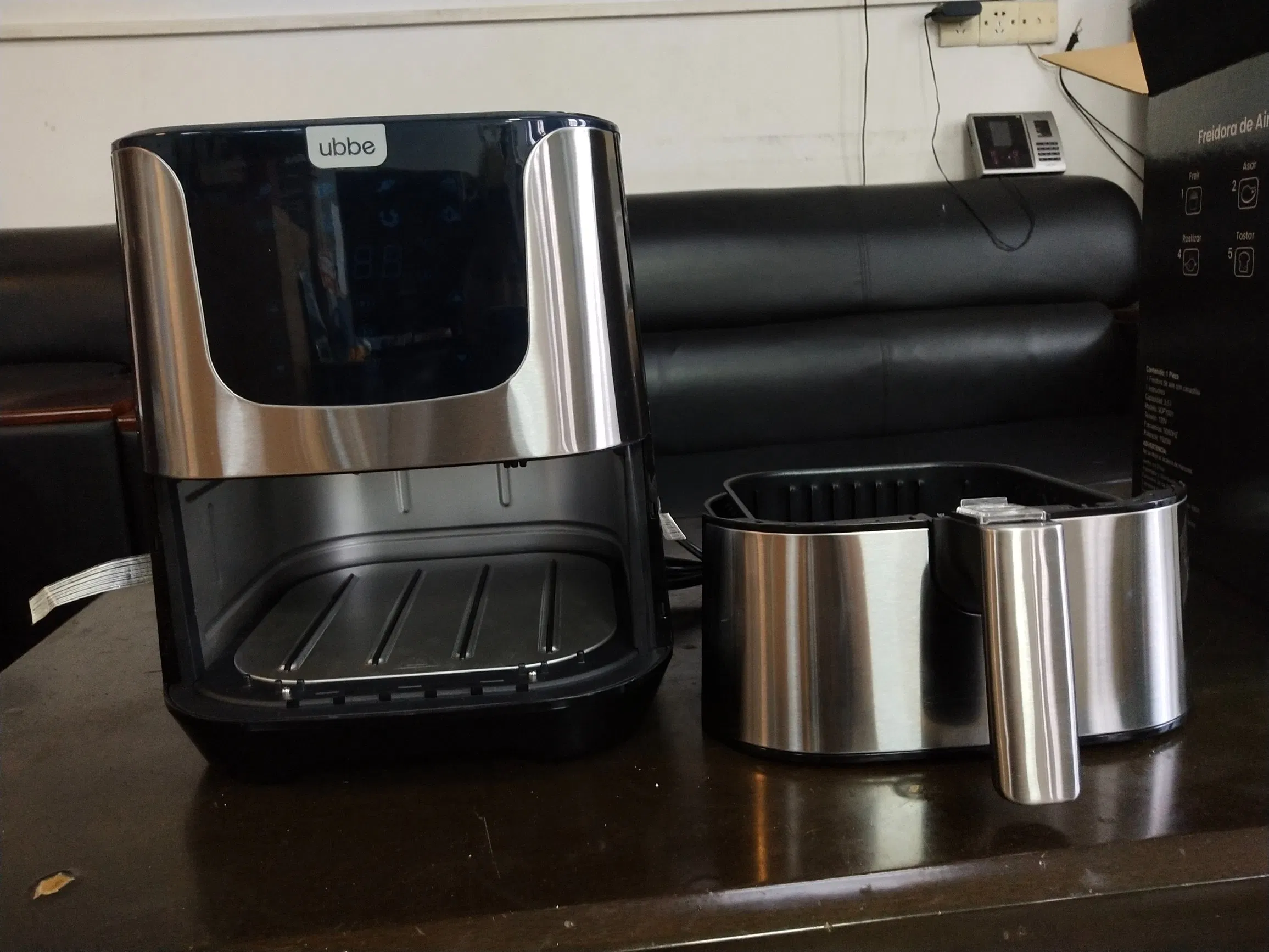 No-Oil Frying Digital Air Fryer Stainless Steel Smart Airfryer