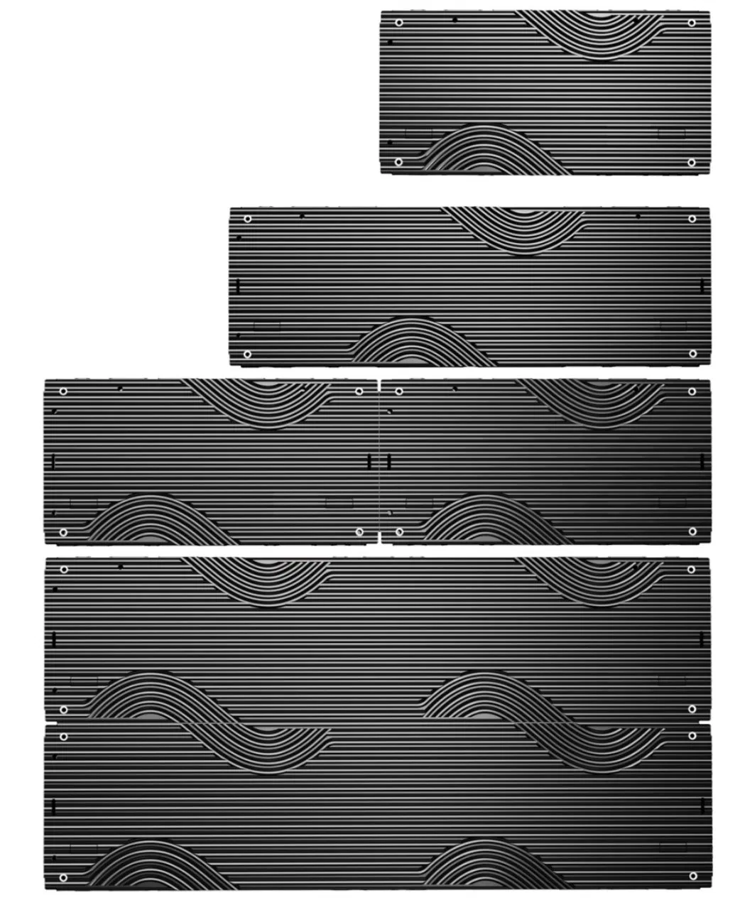 Factory Direct Supply P1.25 P1.95 P2.5 P2.6 P2.9 250*1000mm Full Color Digital LED Display Video Wall