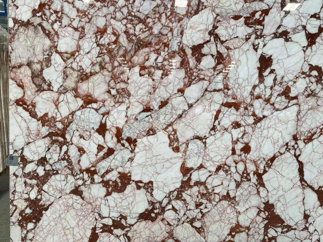 Natural Stone Marble Import Marble Calacatta Red for Wall Cladding Floor Tiles