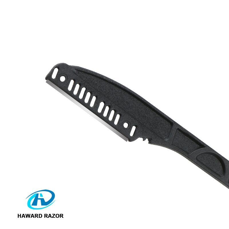 Single Blade Plastic Cut Throat Straight Salon Disposable Barber Razor