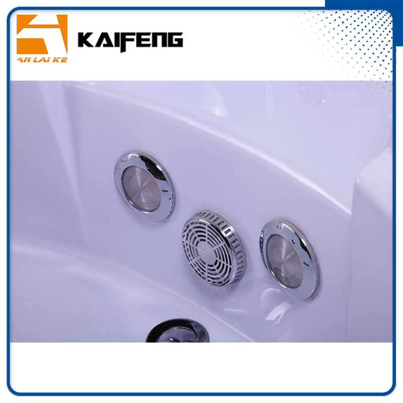 Modern Corner Massage Whirlpool Bathtub with Air & Jacuzzis for 2 Person (KF-623)