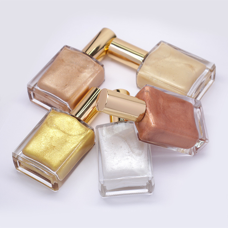 Factory Direct Sales Neutral Highlight Spray Glitter Highlighter Liquid Quicksand Makeup Contour Highlight Concealer Spray