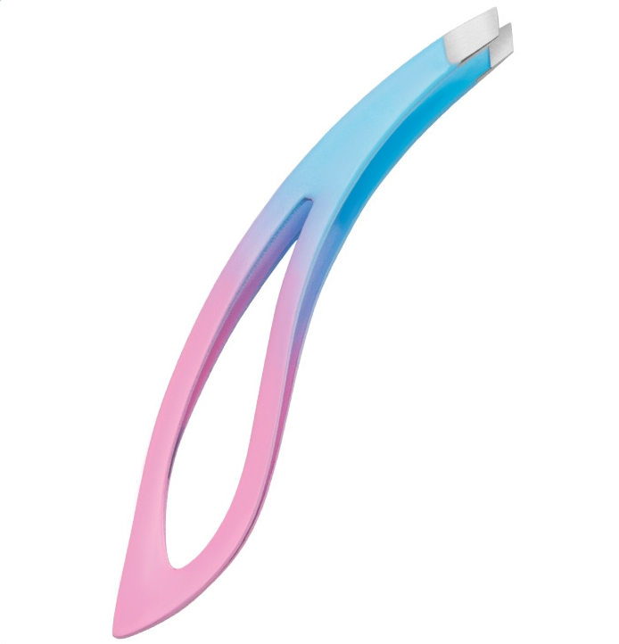 Gradient-Colored Stainless Steel Tweezer Eyebrow Clip