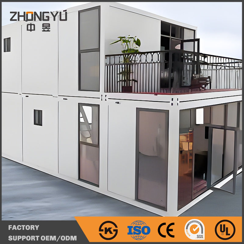 High Quality Large 3 Bedroom Portable Prefab Container House Flat Pack Prefabrticated Home Tiny Storage Container Home Modular Container Office Houses