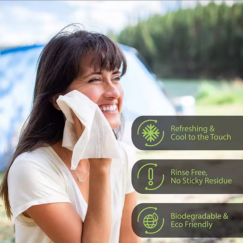 Body Wipe Removes Sweat, Dirt and Body Odor