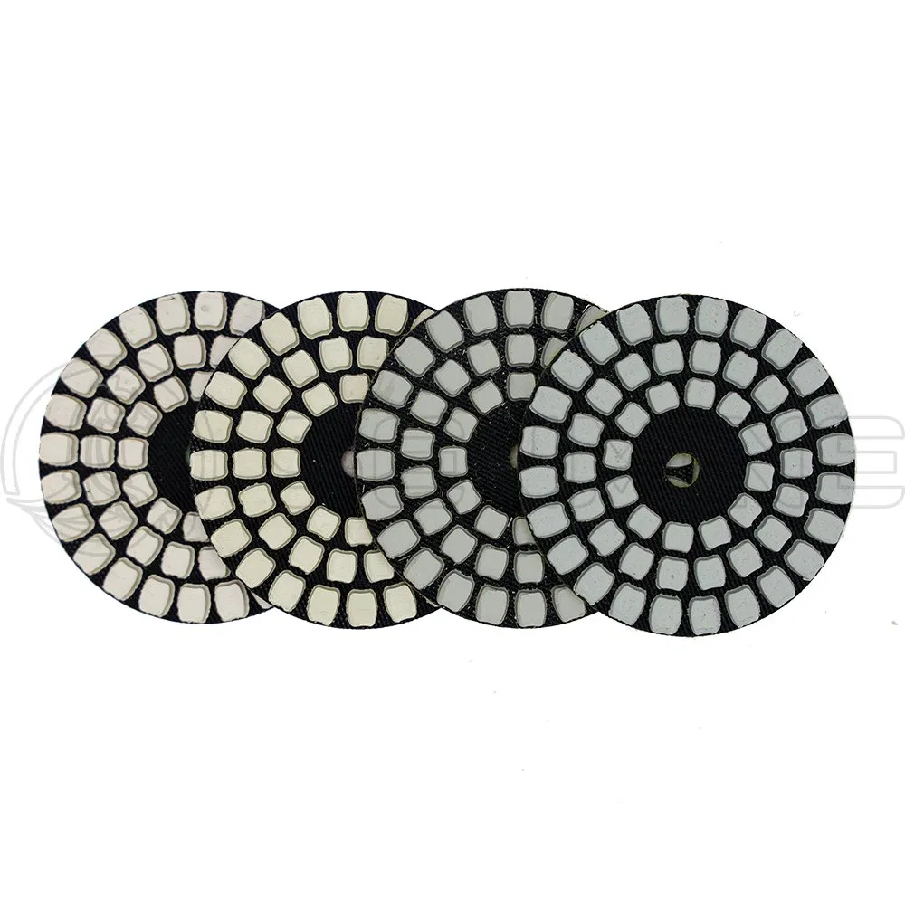 Hot Sale 100mm Different Grit Granite Diamond Polishing Pad
