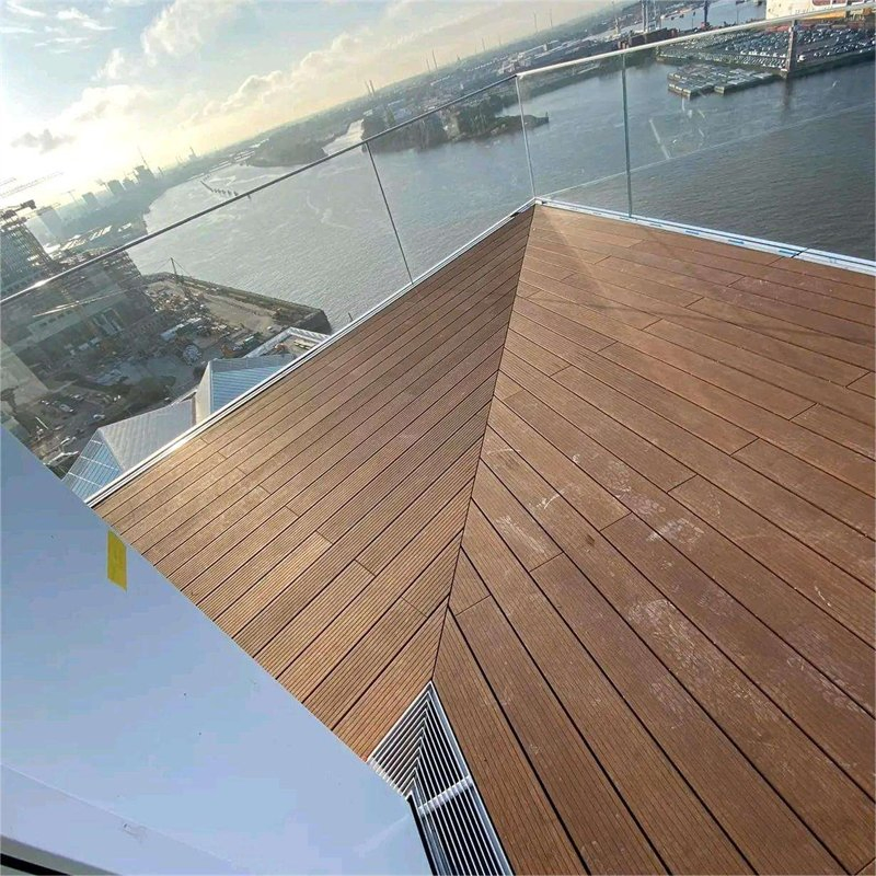 Anti Moisture Anti Fungal Durable Garden Patio Bamboo Decking