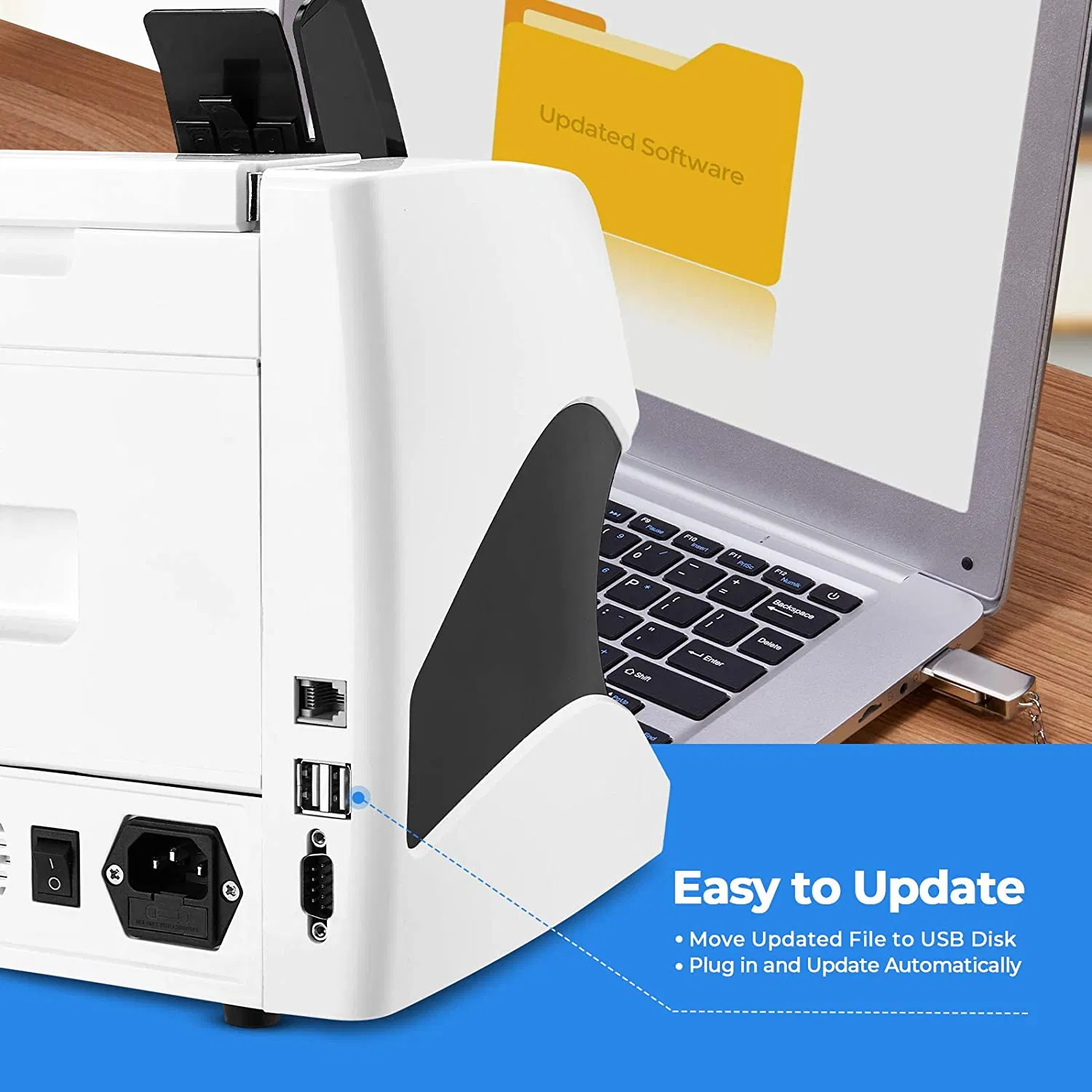 Al-920 Dual Cis Multi Currency Counter Sn Reading and Front Loading