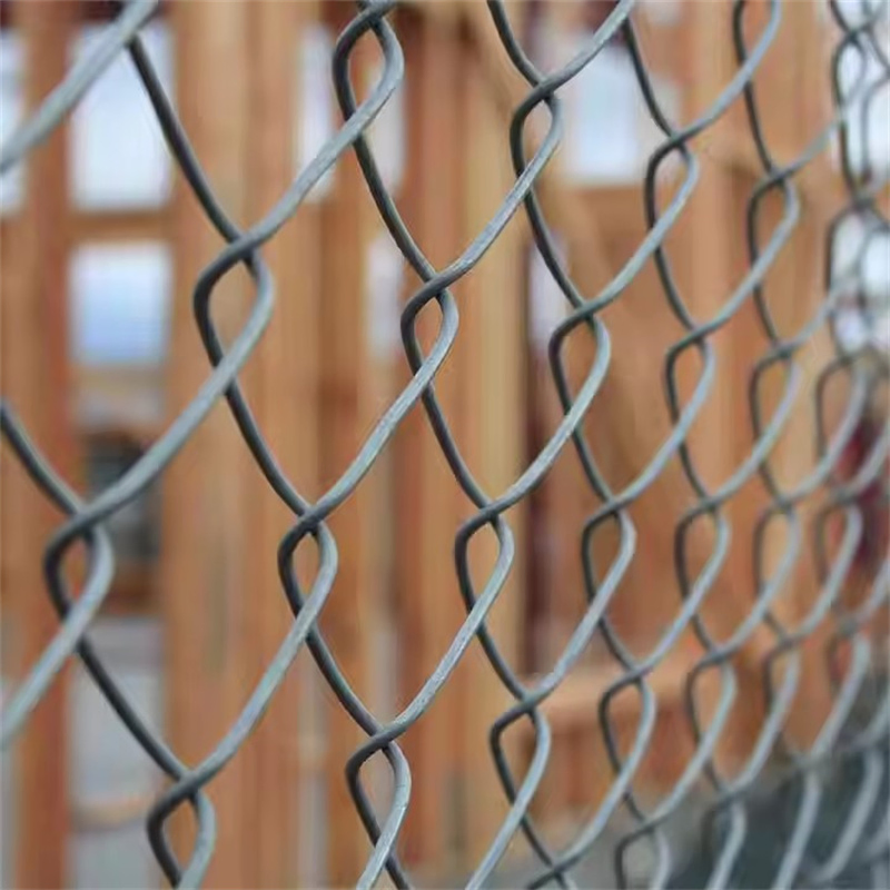 6FT Black Chain Link Fence Galvanized Chain Link Fence Rolls Chain Link Wire Mesh Fence