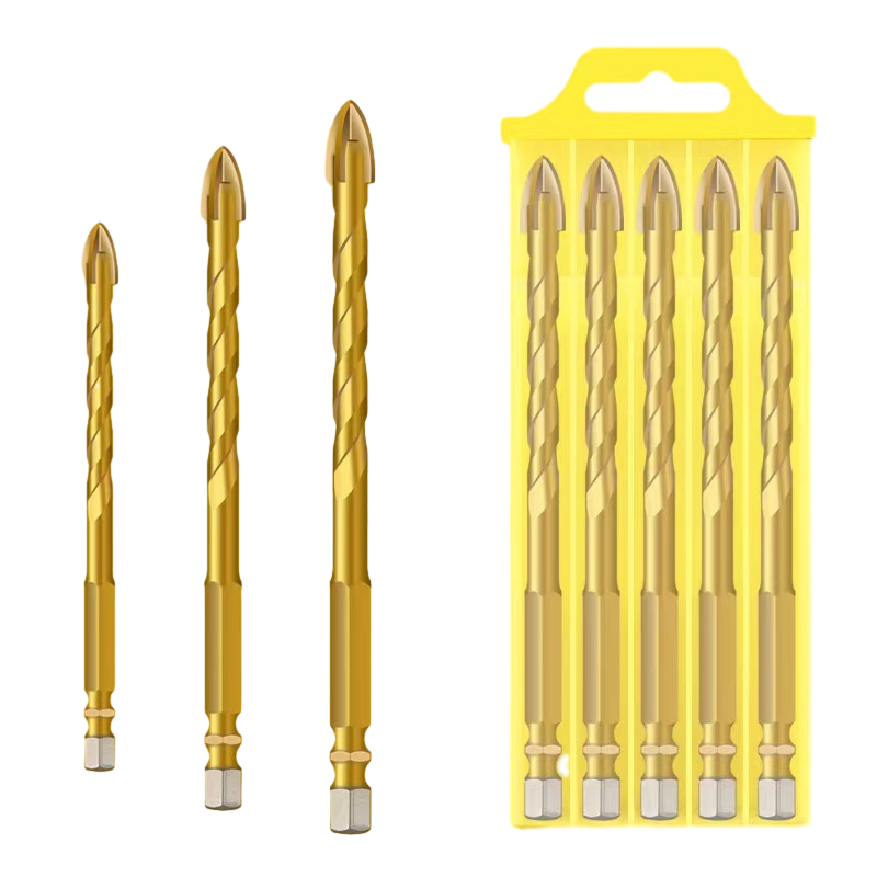 Premium Hex Shank Spiral Multi-Purpose Wall Drill Bit More Colour for Tiles with TUV