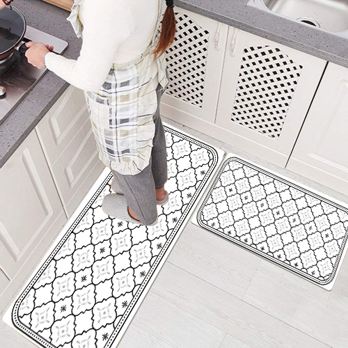 10mm PVC Anti-Fatigue High Rebound Waterproof Rubber Kitchen Mat Rug