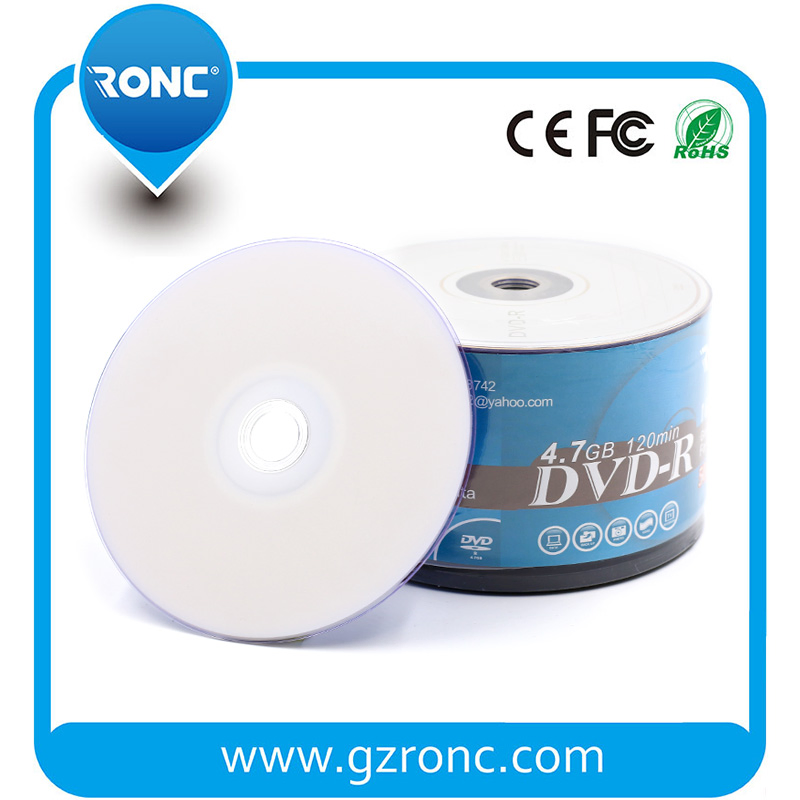 DVD-R 4.7GB для струйной печати Ronc (50 шт)