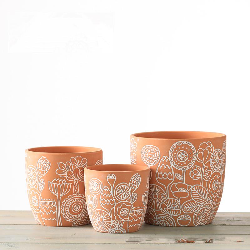 Горшки керамические декоративные для суккулентов