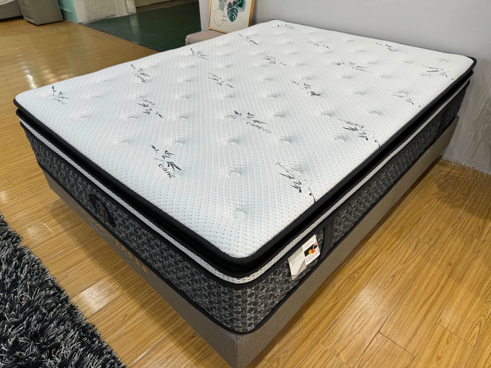 13 Inch Vacuum Roll up Packing Wholesale Queen King Size Memory Foam Pocket Spring Mattress in a Box