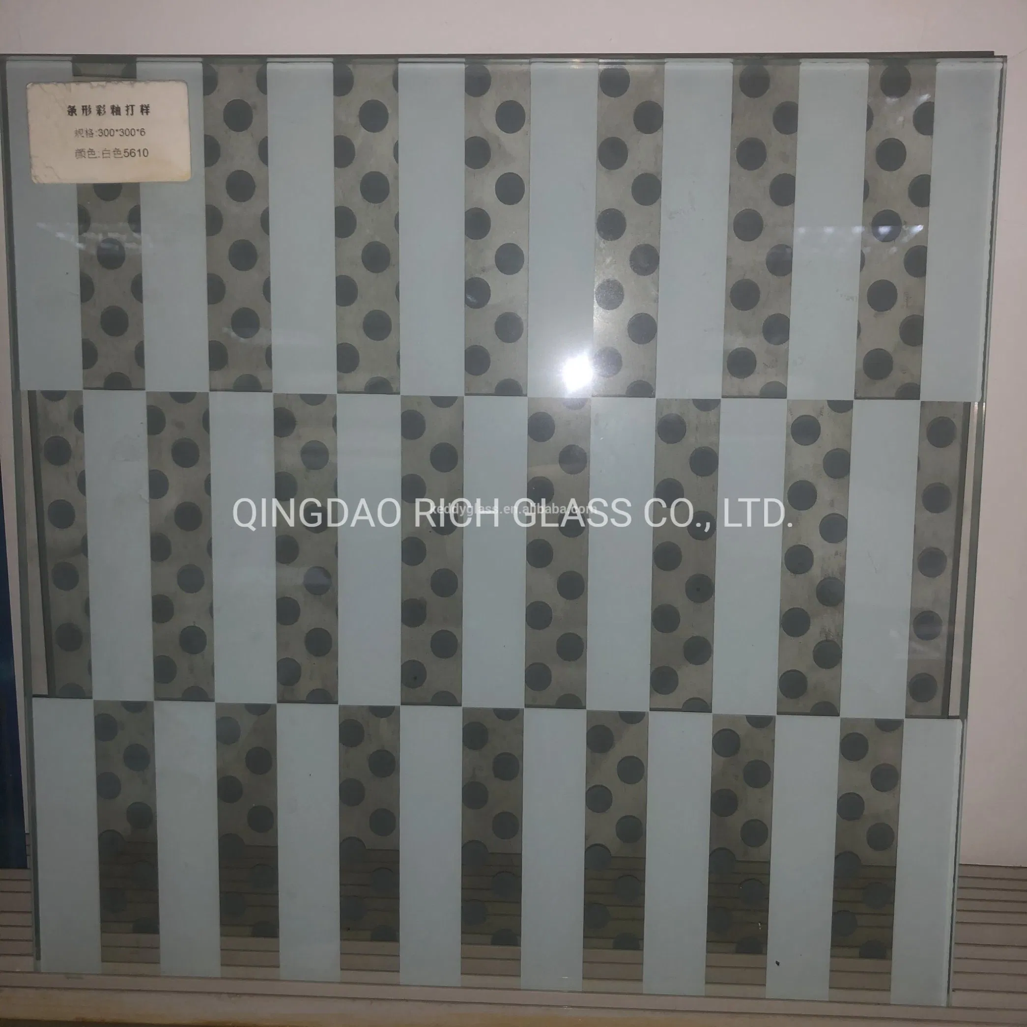 Silk Screen Printing DOT Tempered Ceramic Frit Glass