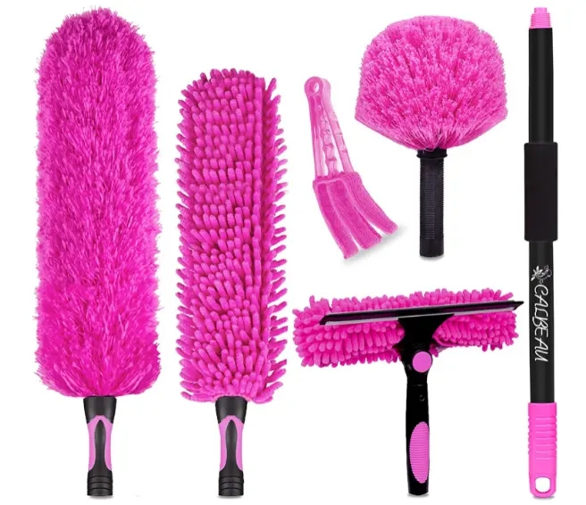 Customized Microfiber Feather with Extension Pole Duster