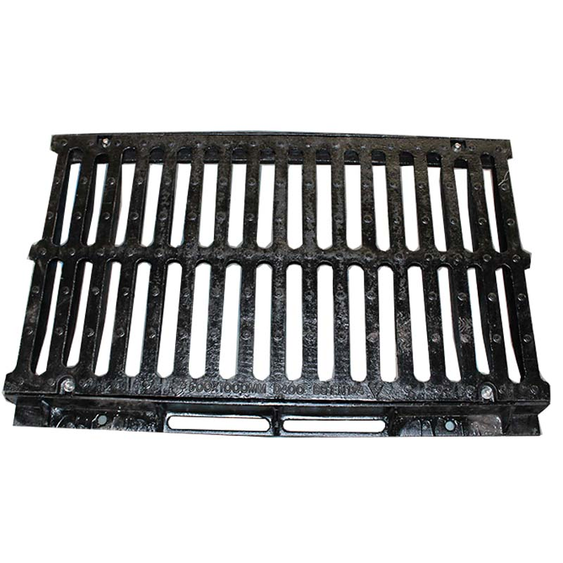 Customized C250 D400 1000mm 750mm 500mm Channel Grating Ductile Iron Heavy Duty Gully Grating