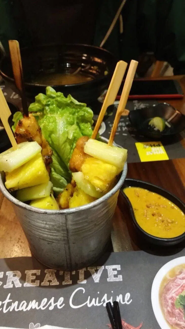 Fruit Kebabs, Sandwiches, BBQ Snacks Skewer BBQ
