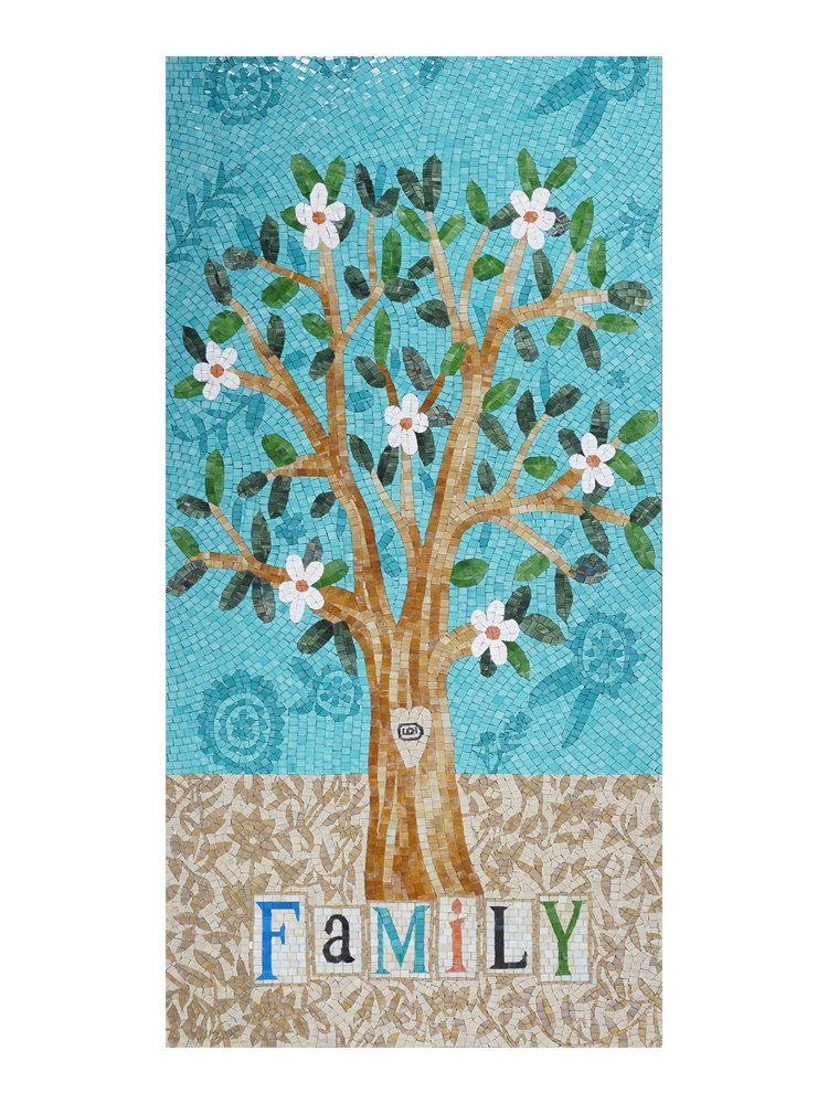 Custom Design 3D Wall Art Decor Mural Cutting Mosaic Patterns