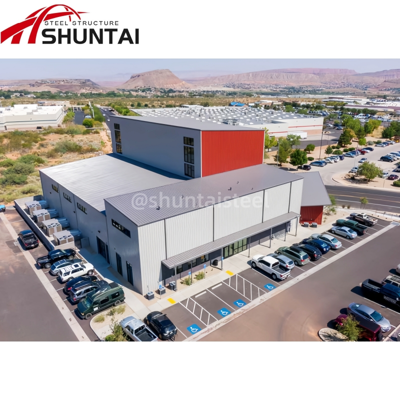 OEM ODM Steel Structure Factory Metal Market Building High-Strength Building Low Cost Prefabricated Steel Structure Materials Warehouse Works