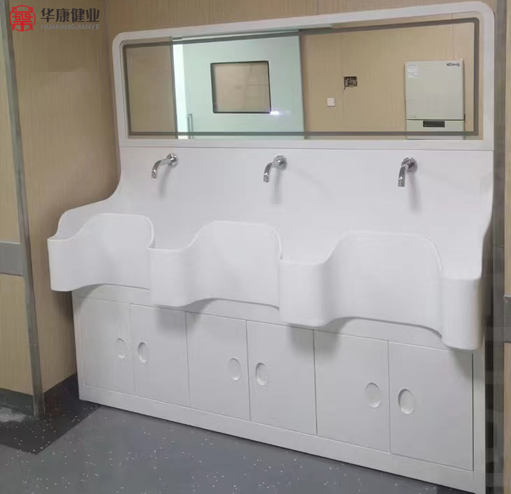 Hospital Acrylic Solid Surface Sink Surgial Hand Washing Basin Scrub Sink Artifical Stone Sink