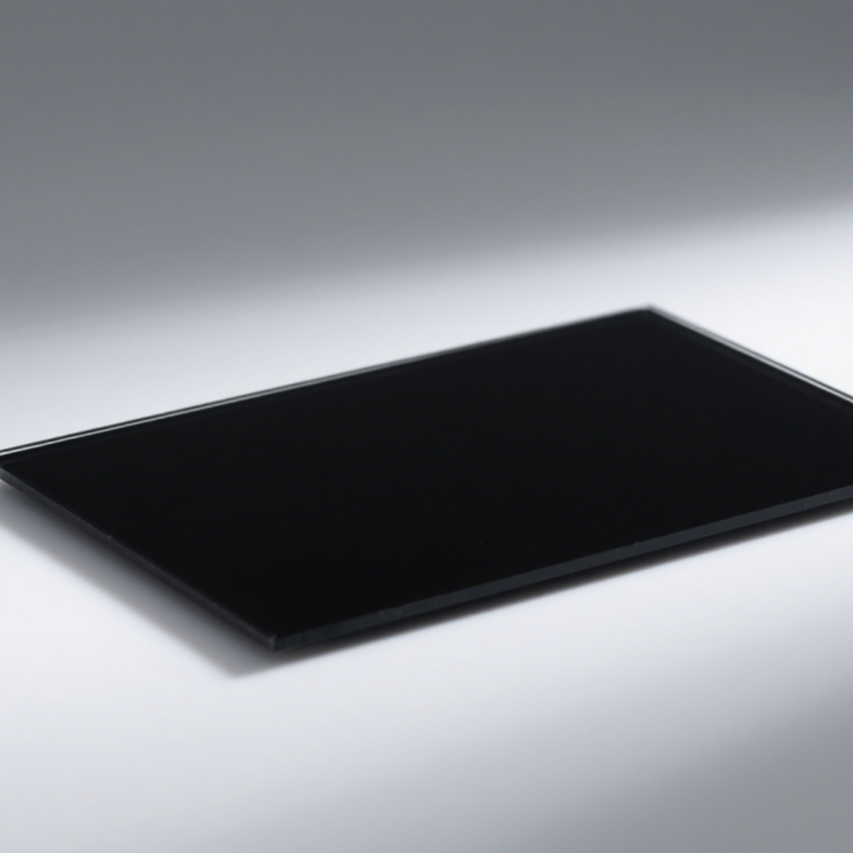 High-Quality Black Ceramic Glass with High-Temperature Resistance and Polished Microcrystalline Glass