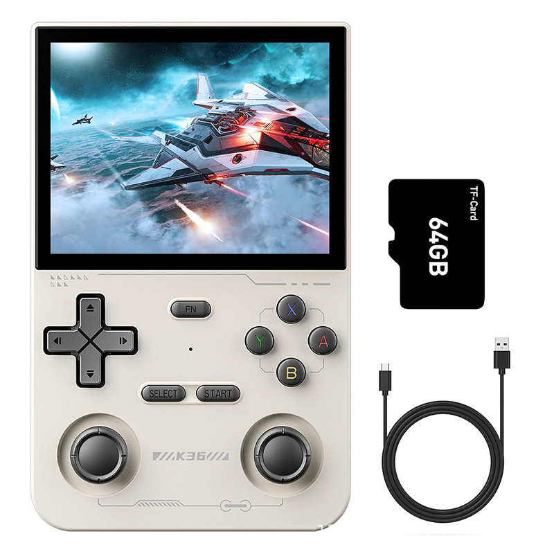 Портативная игровая консоль K36 Retro Mini с 64GB памяти