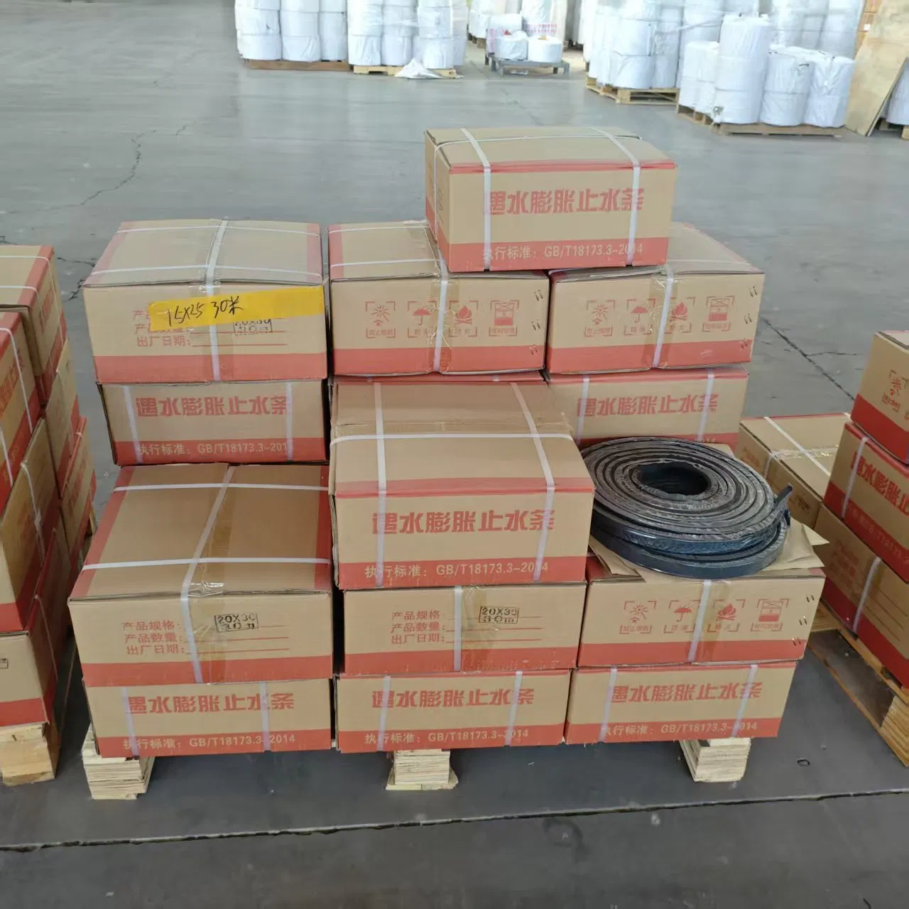 Hydrophilic Swellable Waterstop Expandable Rubber Water Bar Concrete Waterproof Waterstop