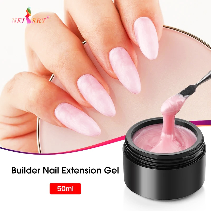 Hema Free Tpo Free No Heat Builder Nail Gel Soak off No Burn Painless Solid Nail Construction Extension UV Gel Builder