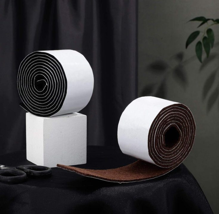 Felt Strips with Adhesive Backing, Felt Tape with Adhesive Backing